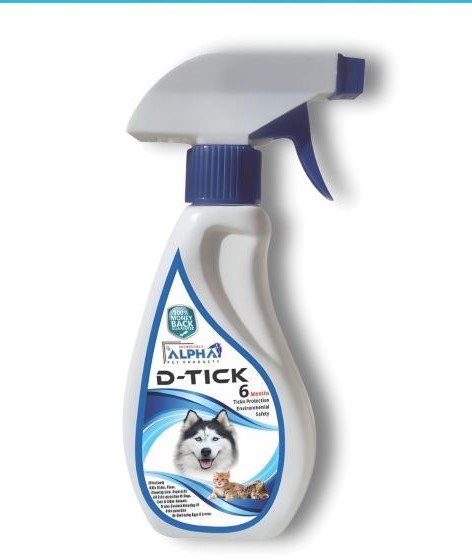 Alpha D Tick Spray For Cats & Dogs (300ml)