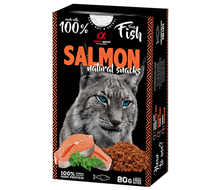 Alpha Spirit Natural Snacks for Cats Lamb - 80g