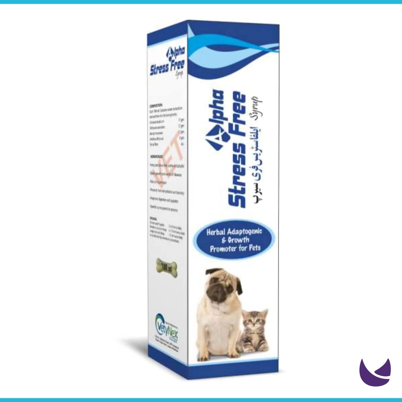 Alpha Stress Free Syrup | Relaxant Supplement for Pets