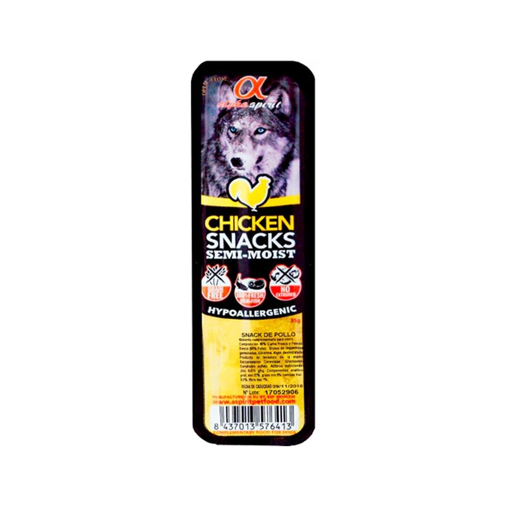 Alpha Spirit Chicken Dog Snacks - 35 g