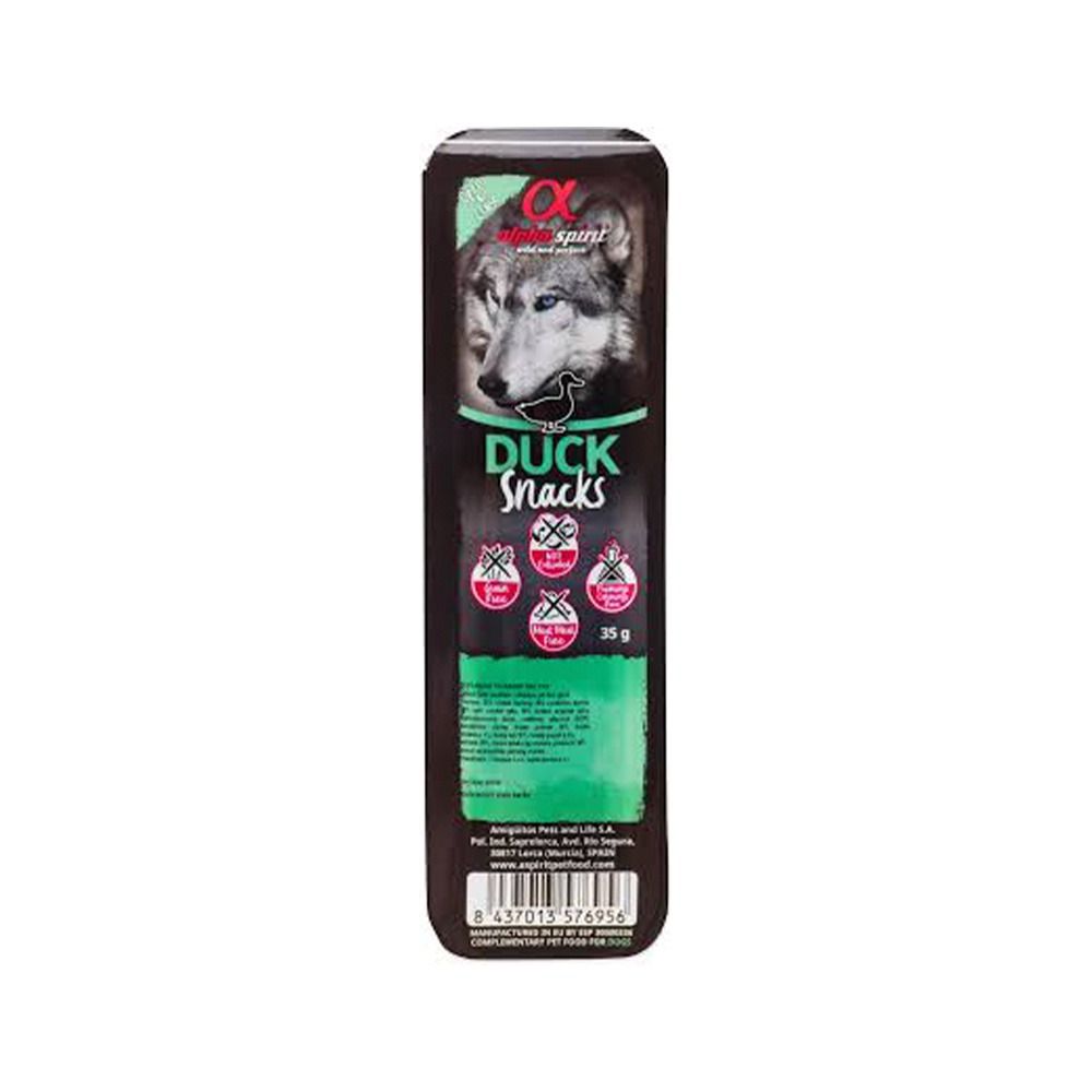 Alpha Spirit Duck Dog Snacks - 35 g