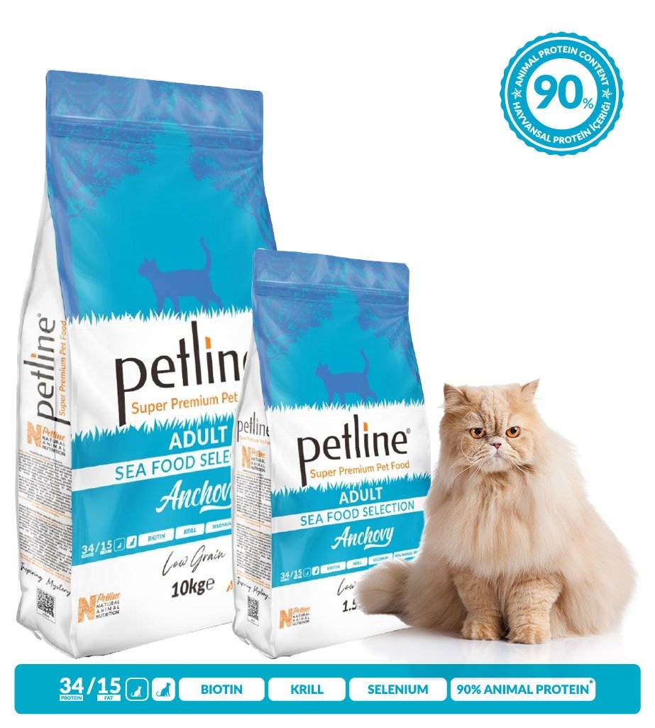 Petline Super Premium Adult Cat Food Sea Food Selection