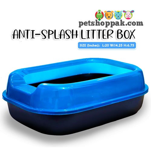 Anti-Splash Cat Litter Box