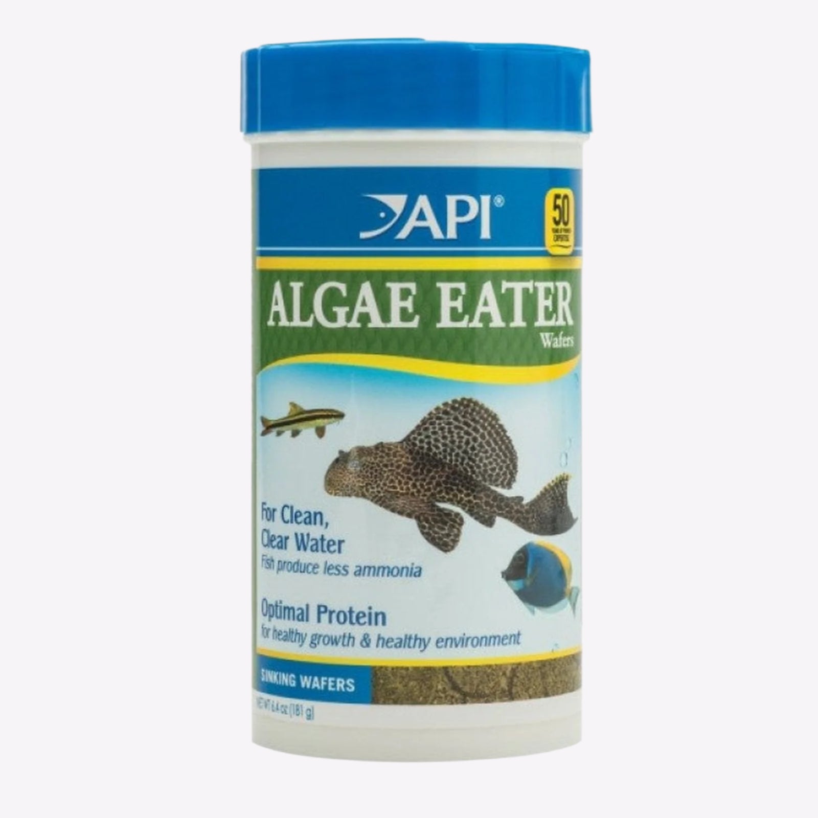API Algae Eater Wafers Fish Food - 6.4oz