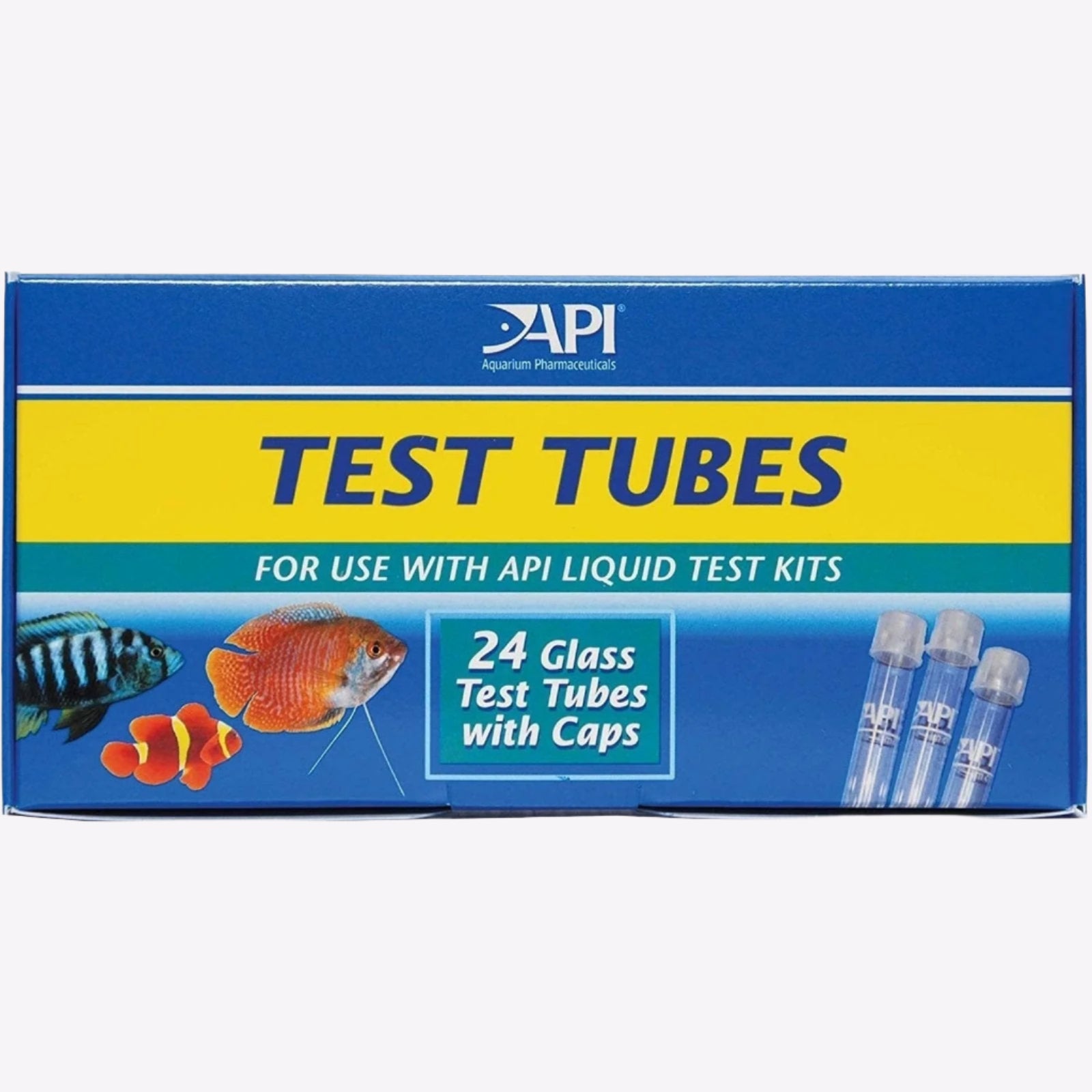 API Replacement Test Tubes for Aquarium Liquid Test Kits - 24 Count