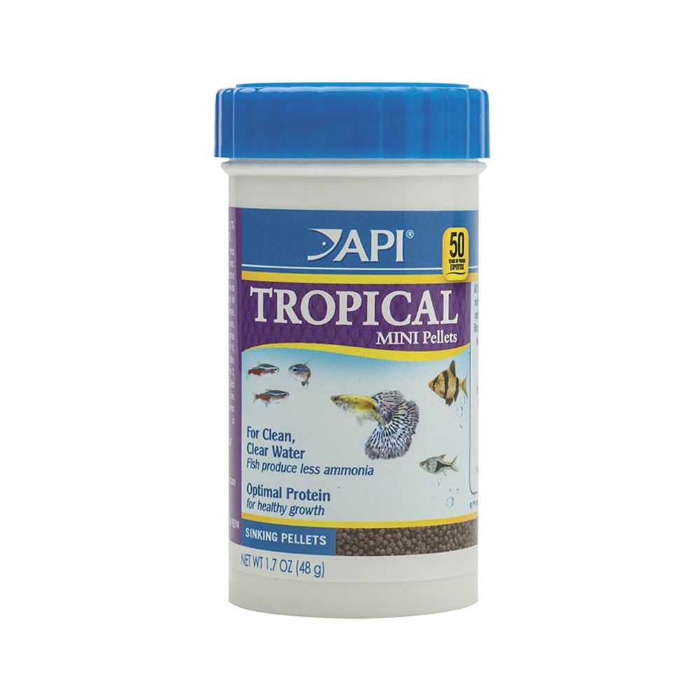 API Tropical Mini Pellets Fish Food - 48 g