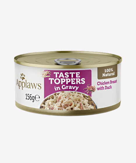 Applaws Taste Topper in Gravy Chicken Duck Dog - 3x156g