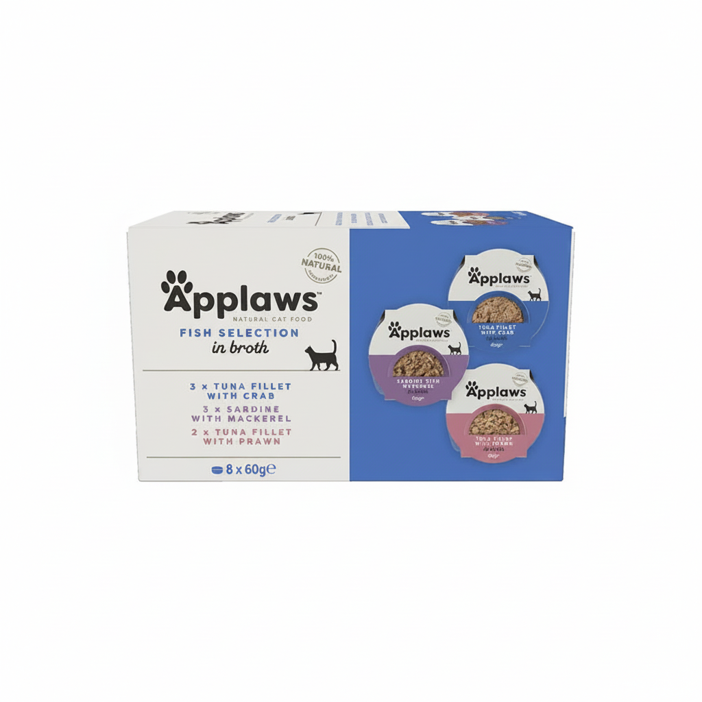 Applaws Fish Selection in Broth Adult Wet Cat Food 8 x 60g Pot