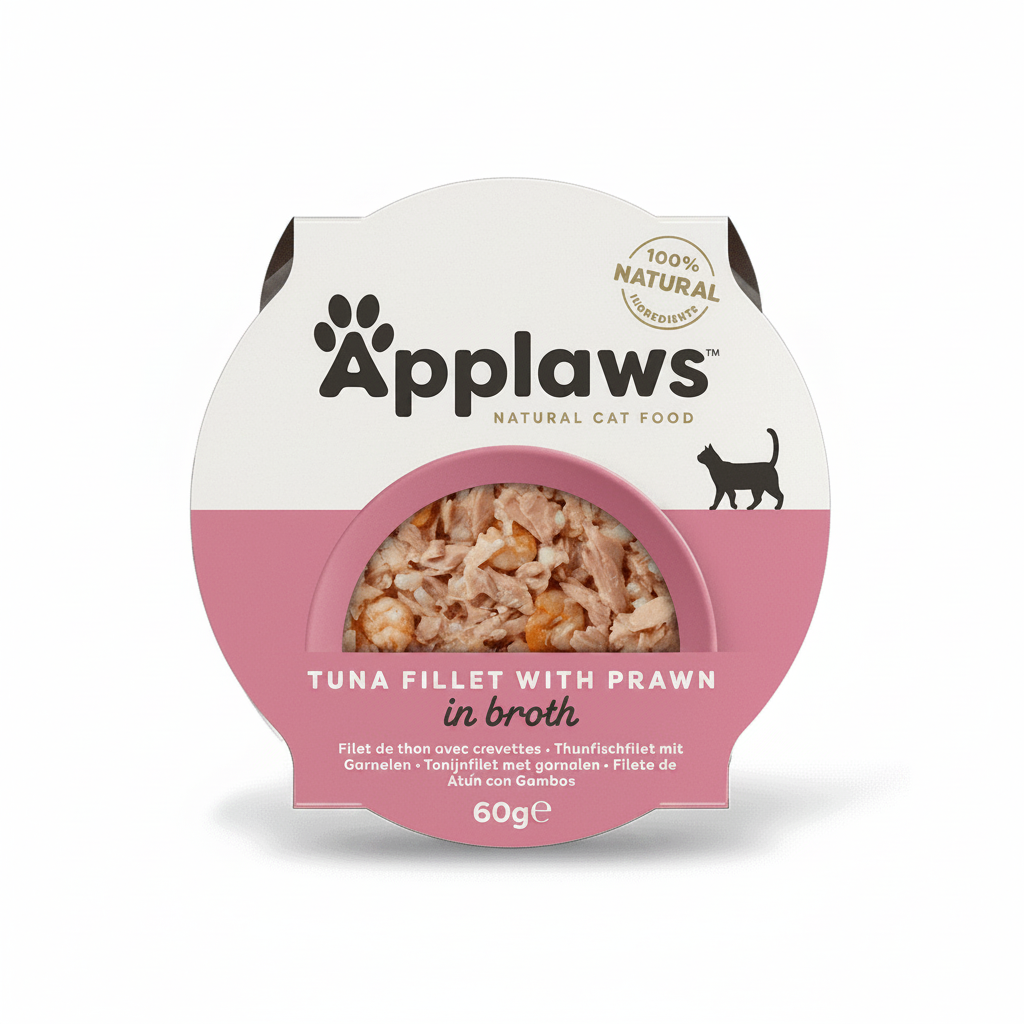 Applaws Tuna with Prawn Adult Wet Cat Food 60g Pot