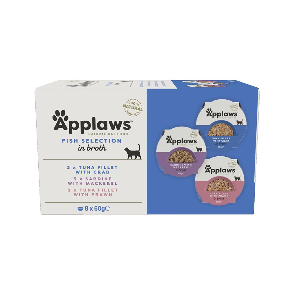 Applaws Cat Multipack Fish Selection - 60g - Pack of 8