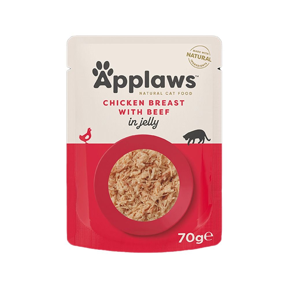 Applaws Chicken with Beef in Jelly Cat Food Pouch - 70g