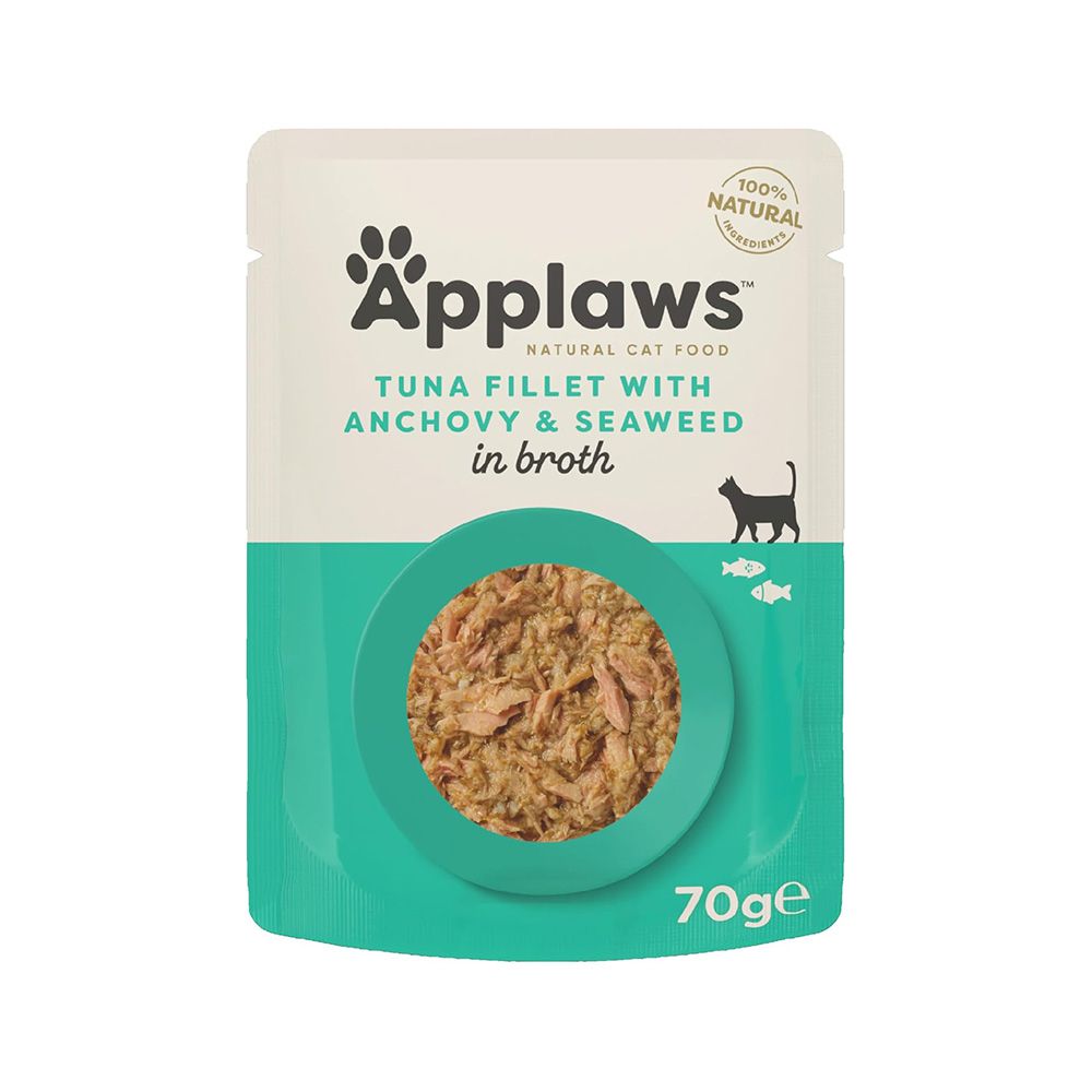 Applaws Pouch Tuna with Whole Anchovy Cat Food - 70g