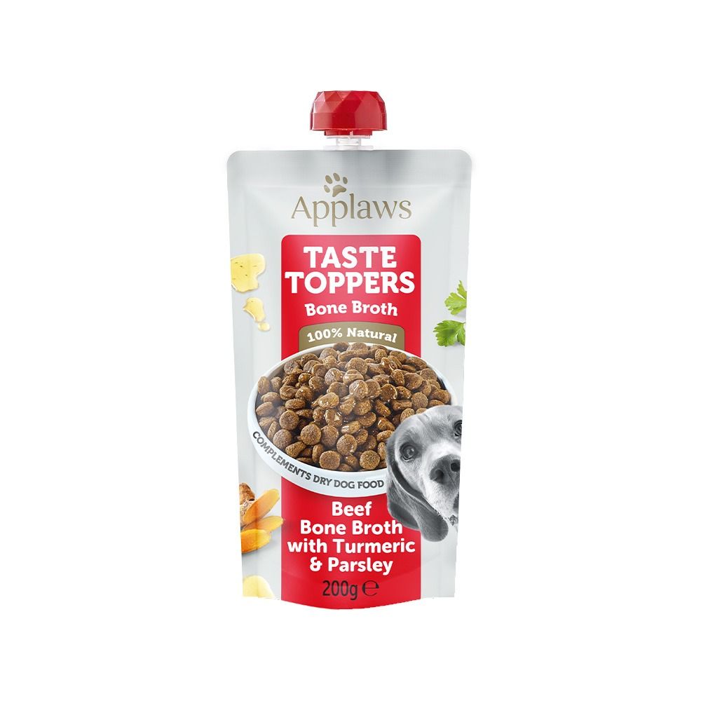 Applaws Taste Toppers Beef Bone Broth Dog Food Pouch - 200 g