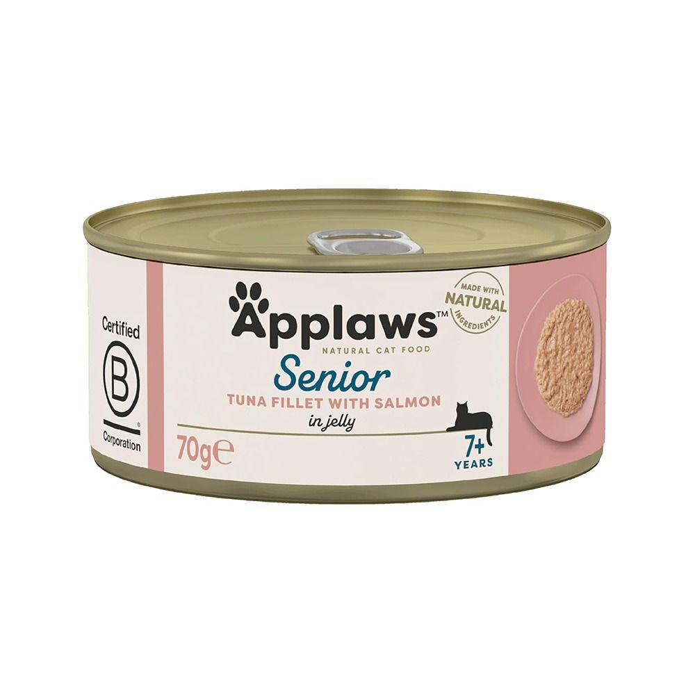 Applaws Tuna with Salmon in Jelly Senior Wet Cat Food - 70 g