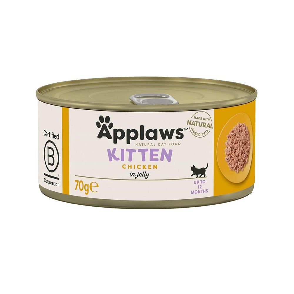 Applaws Chicken Canned Kitten Food - 70g - Pack of 12