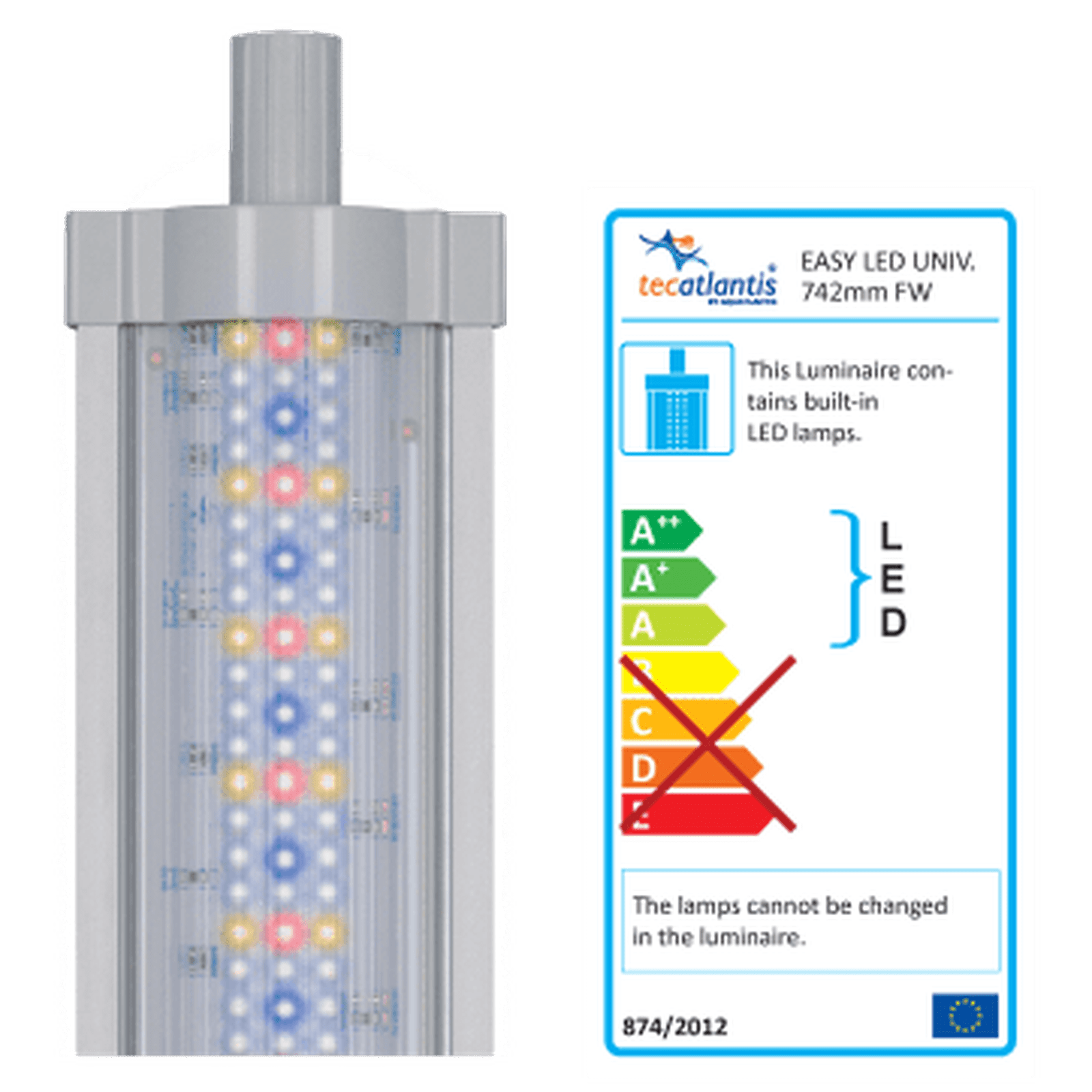 Aquatlantis Easy Led Universal 2.0 742mm Freshwater