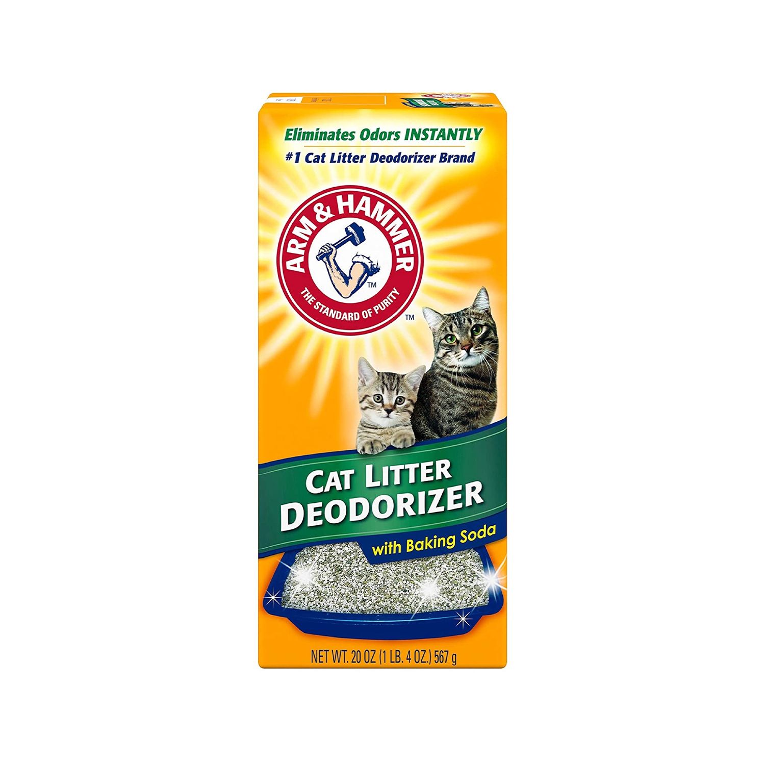 Arm & Hammer Cat Litter Deodorizer with Baking Soda - 567g