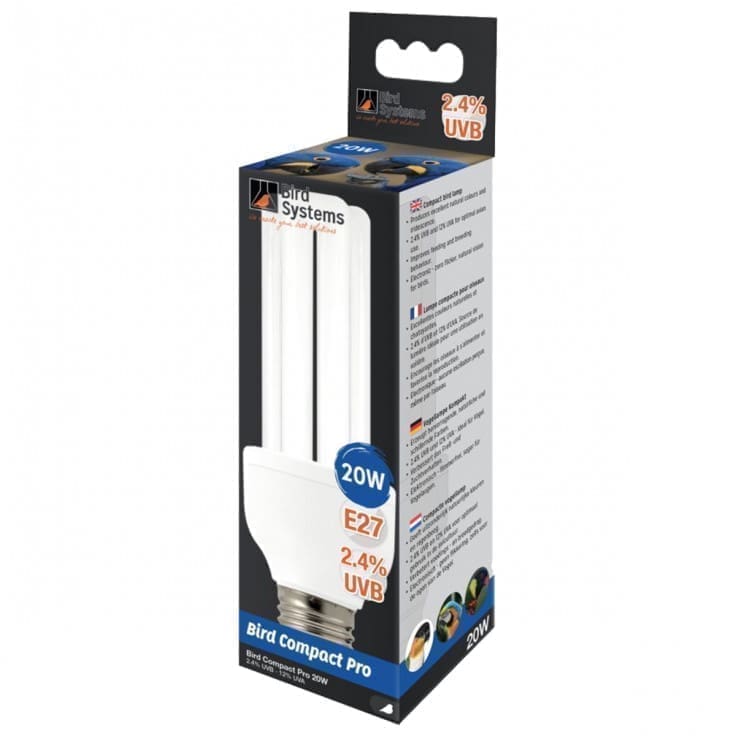 Bird Compact Lamp Pro 2.4% Uvb, 20 W