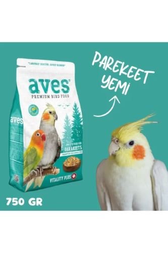 Aves Premium Bird Food Complete Food For Parakeets (750g)