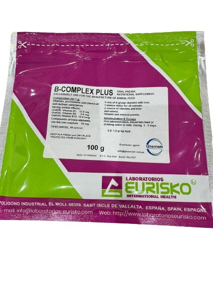B-COMPLEX PLUS mix of B group vitamins with iron 100g