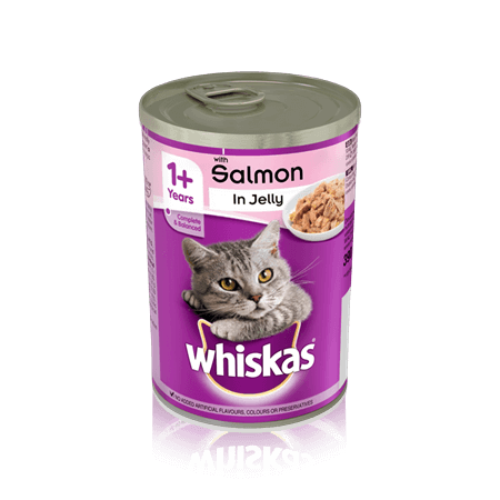 Whiskas Salmon in Jelly - 390g