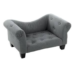 SOFA MAXIMILIEN GREY 71x45x34CM