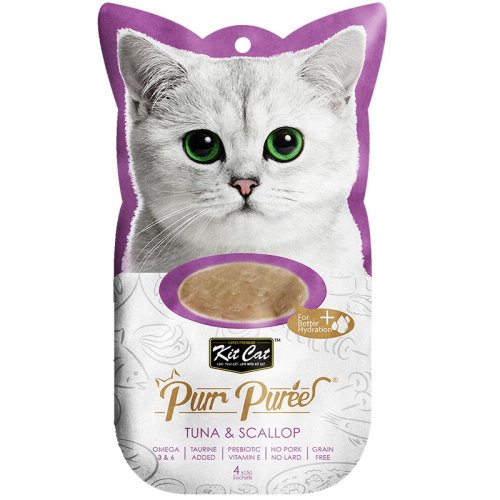 Kit Cat Purr Puree Tuna & Scallop