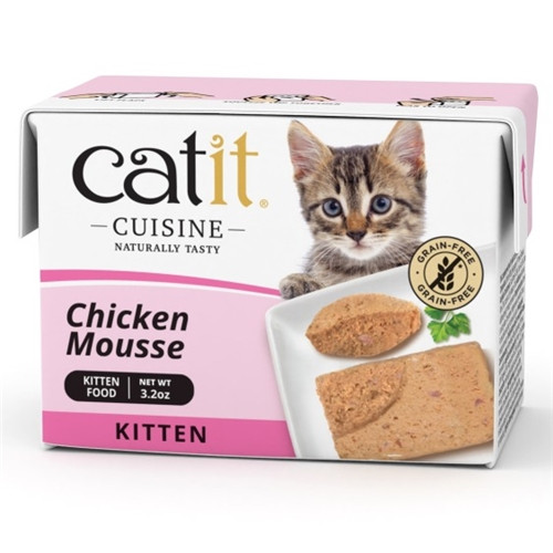 Catit Cuisine Chicken Mousse Kitten Food, 90g Tetra