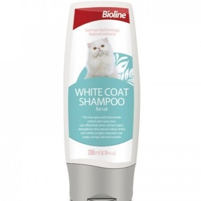 BIOLINE WHITE COAT SHAMPOO CAT200ML