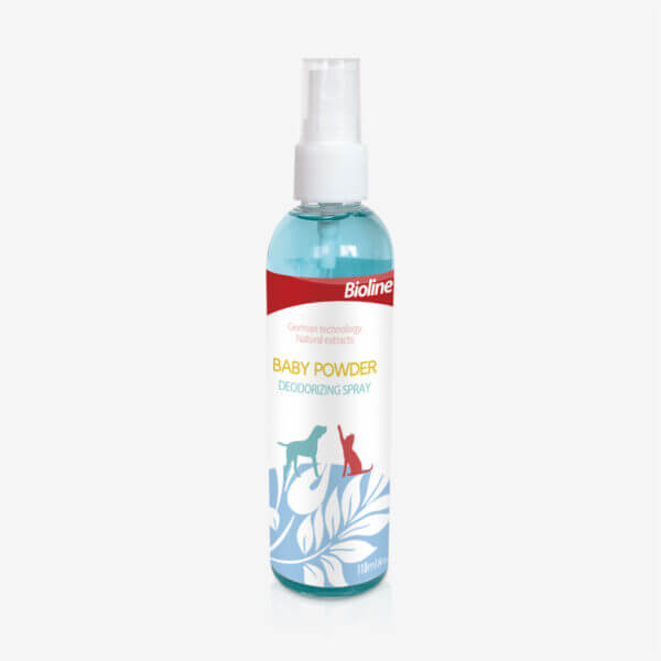 BIOLINE DEODORIZING SPRAY FOR DOGS AND CATS