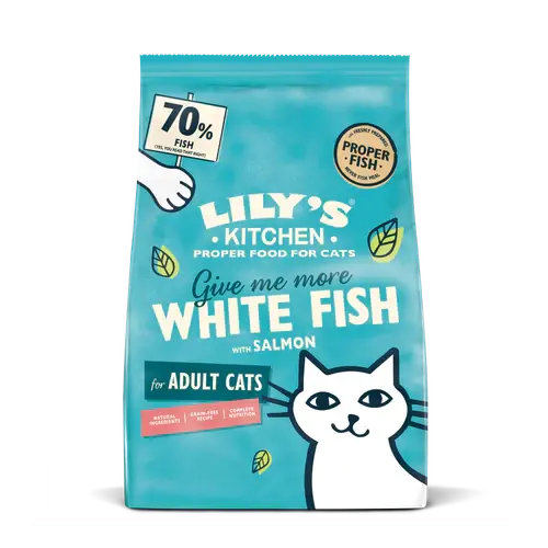 Lily's Kitchen Fisherman's Feast White Fish & Salmon Dry Cat Food