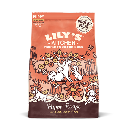 Lily'S Kitchen Free Run Chicken & Salmon Dry Puppy Food (2.5Kg)