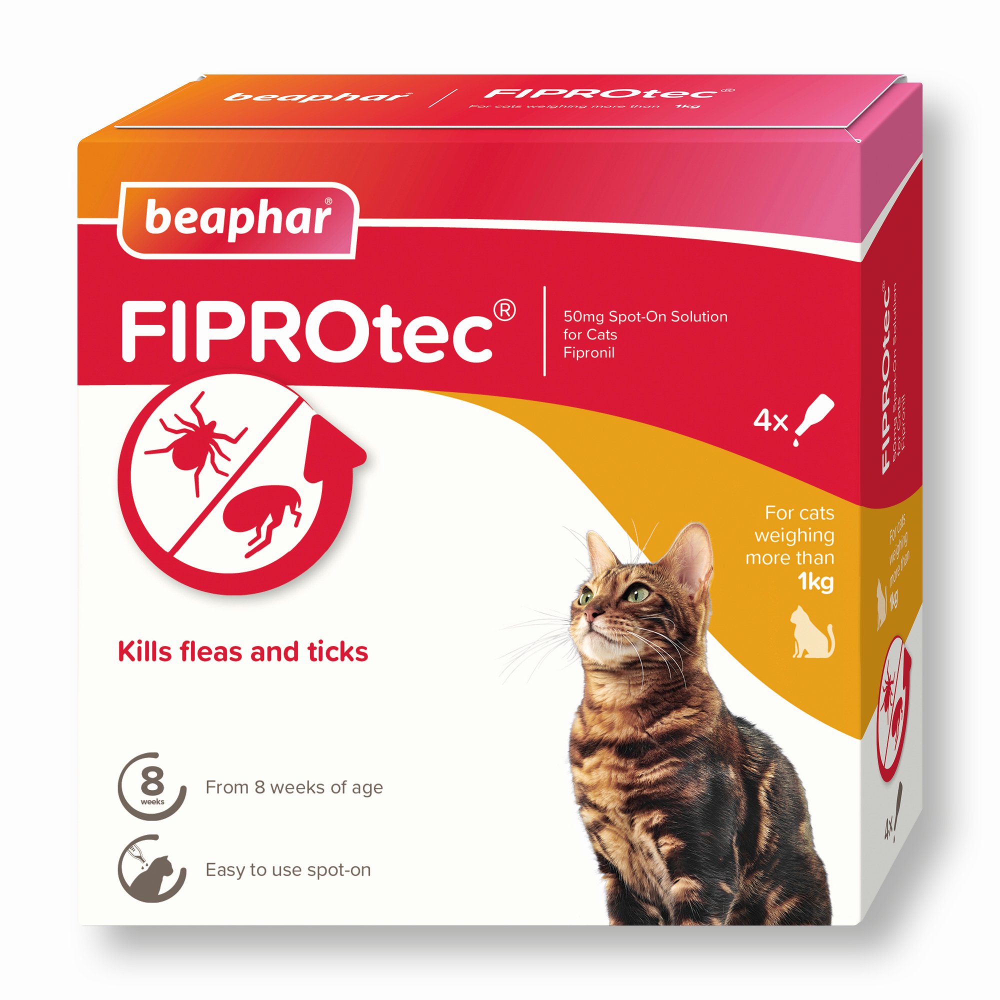 Fiprotec for Cat - 4 Pipettes