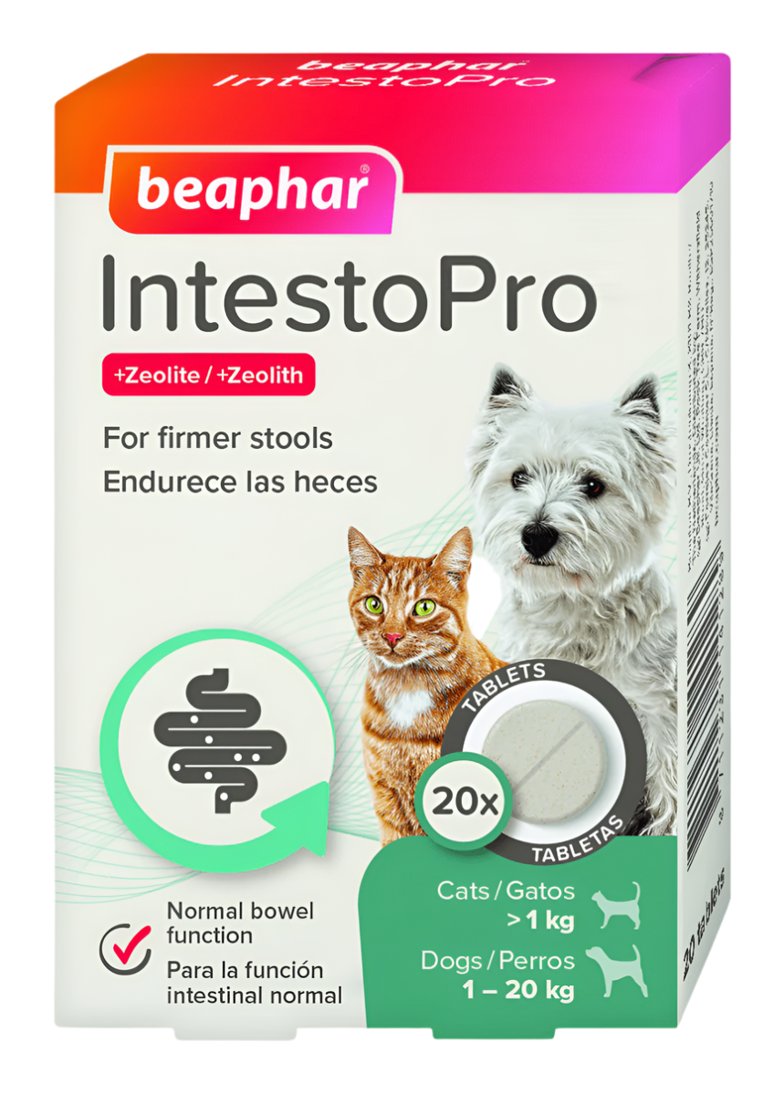 Beaphar IntestoPro Anti Diarrhea Tablet Small Dog & Cat - 20 tab