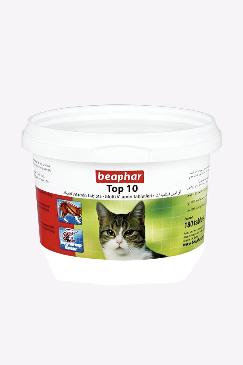 Beaphar Top 10 Cat Multi-vitamins -1 80 Tab