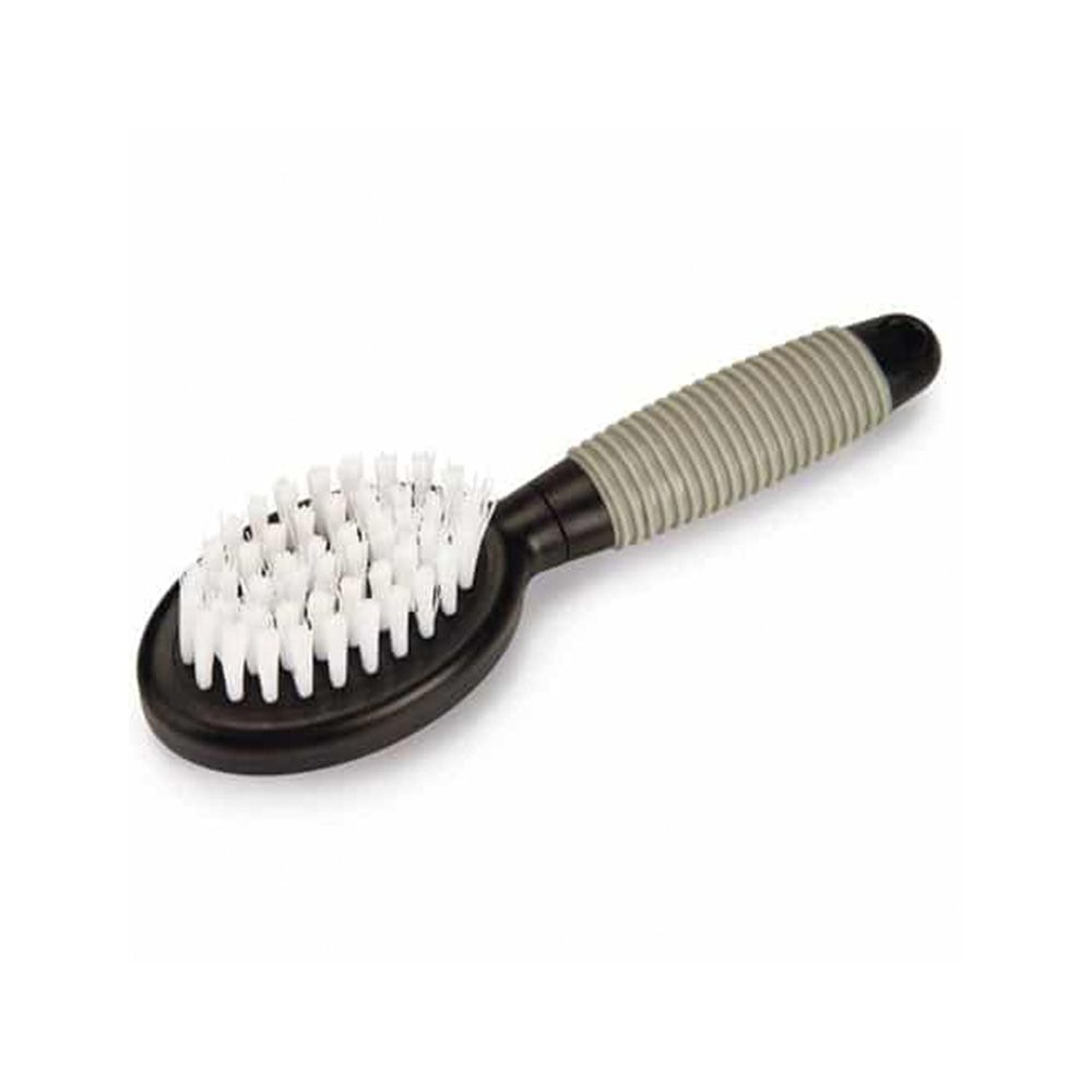 Beeztees Grooming Brush for Small Animals - Black and Grey - 14 cm