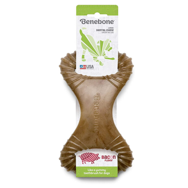 BENEBONE Dental Dog Chew Toy (Bacon)