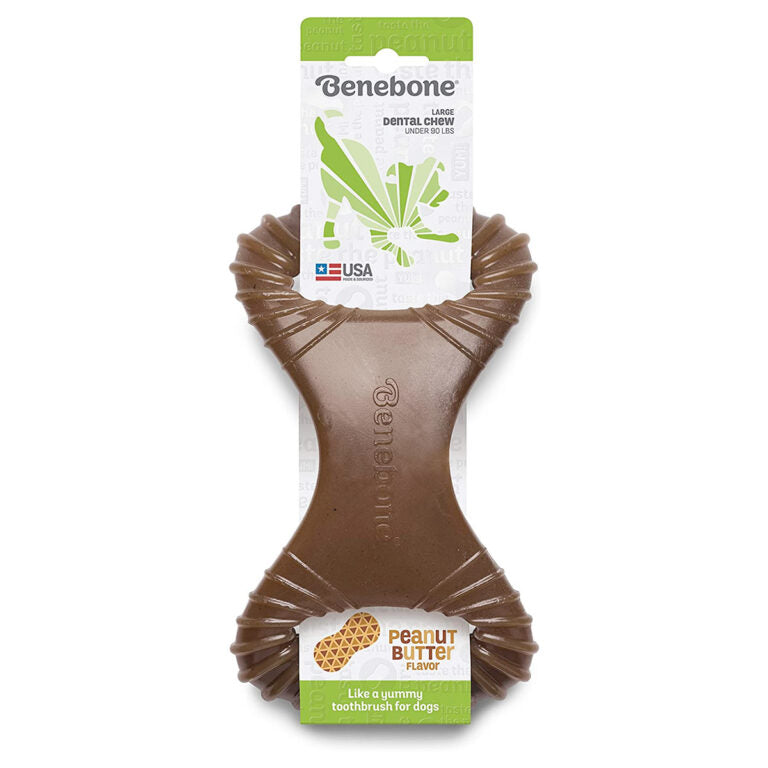 BENEBONE Dental Dog Chew Toy (Peanut)