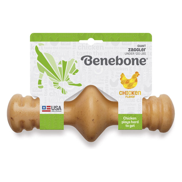 BENEBONE Zaggler Dog Chew Toy (Chicken)