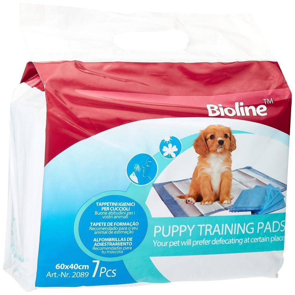 Bioline Puppy Training Pads - 60x40 cm (7pcs)