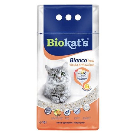 Biokats Bianco Fresh Vanilla And Mandarin Cat Litter – 10 L