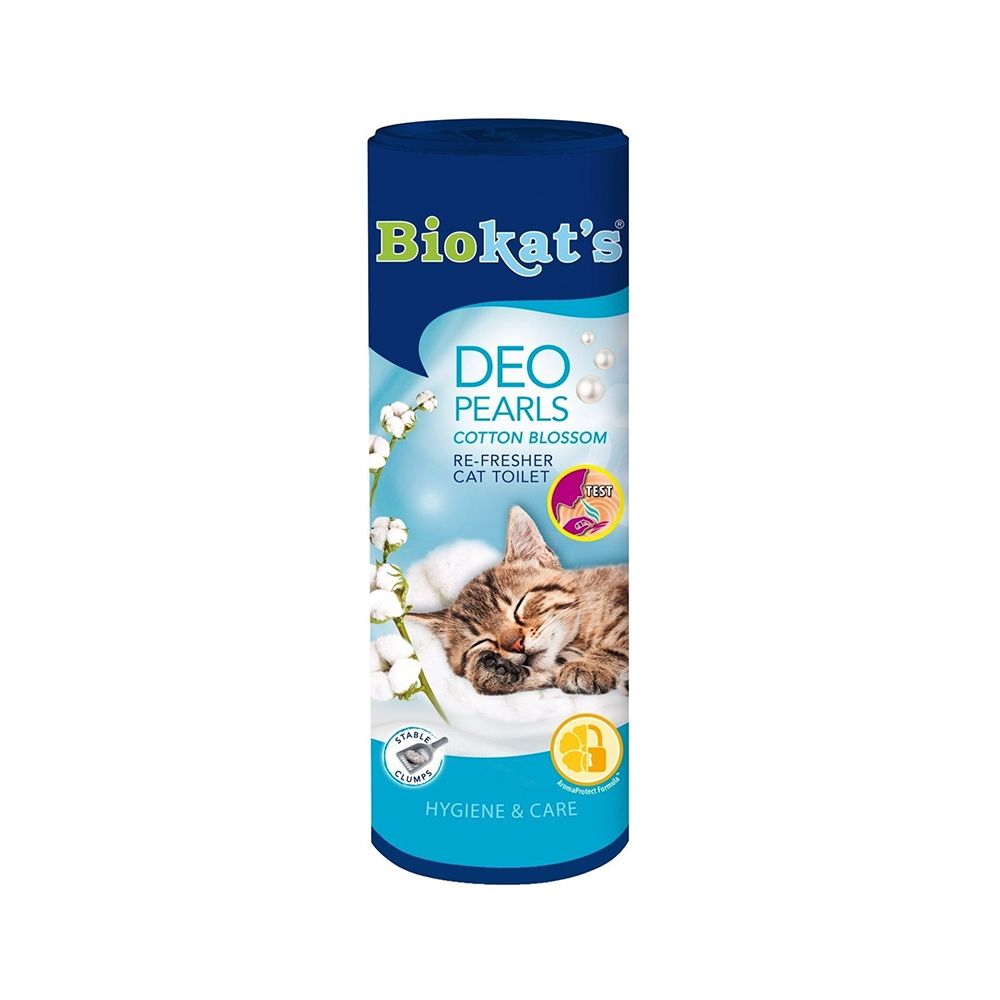 Biokats Deo Pearls Cotton Blossom Scented Litter Powder - 700 g