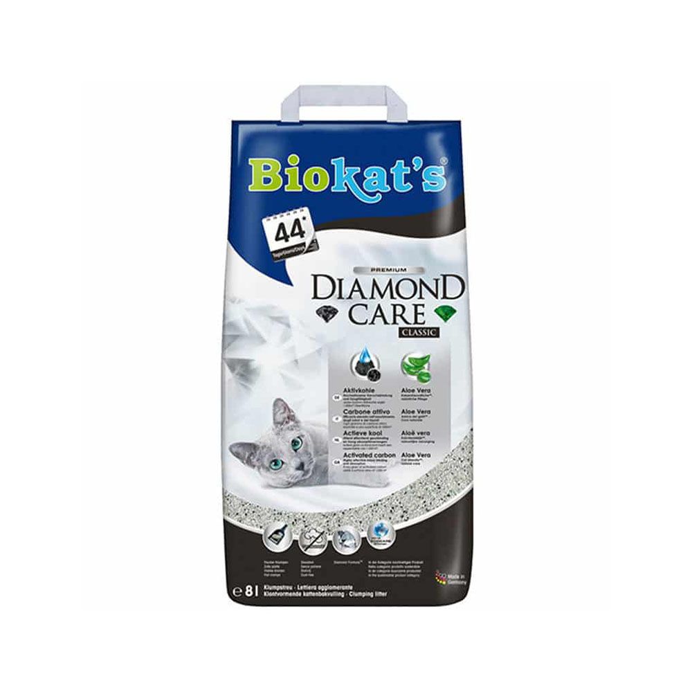 Biokat’s Diamond Care Classic Cat Litter, 8 Liter