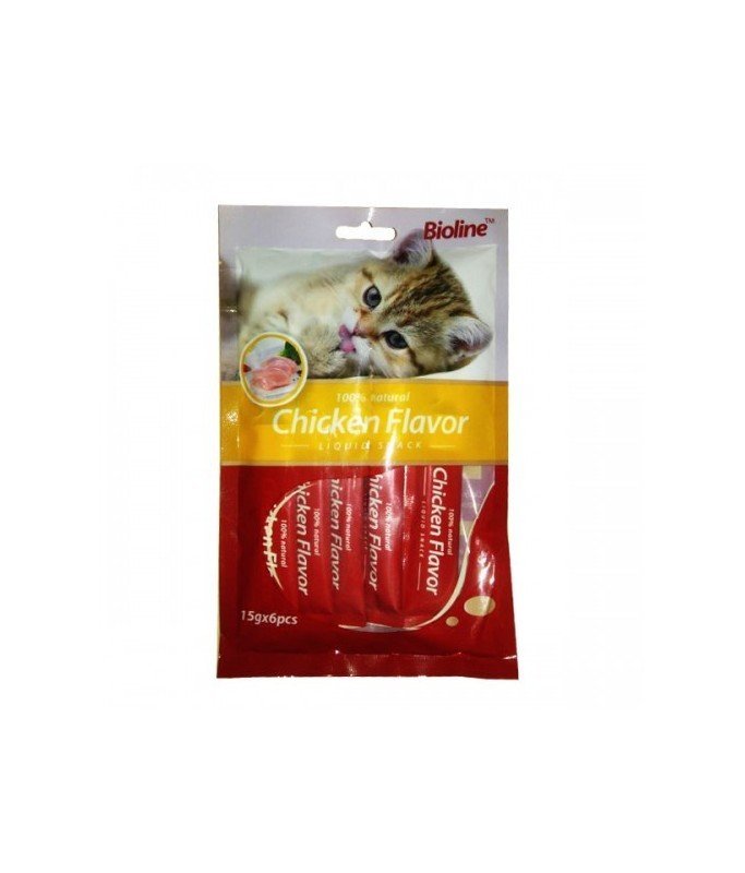 Bioline Cat Treats Chicken - (15X6)90g