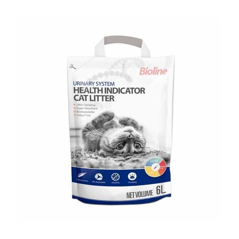 Bioline Urinary System Health Indicator Cat Litter -6L
