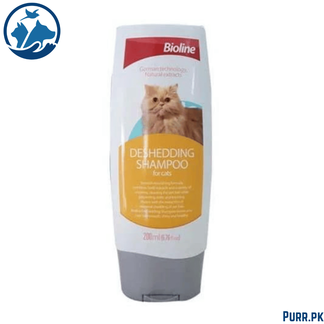 Bioline Cat Cleansing Care Deshedding Shampoo 200 ml