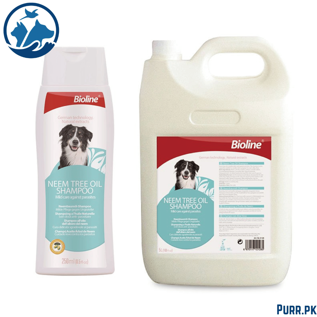 Bioline Dog Cleansing Care Neem Tree Oil Shampoo