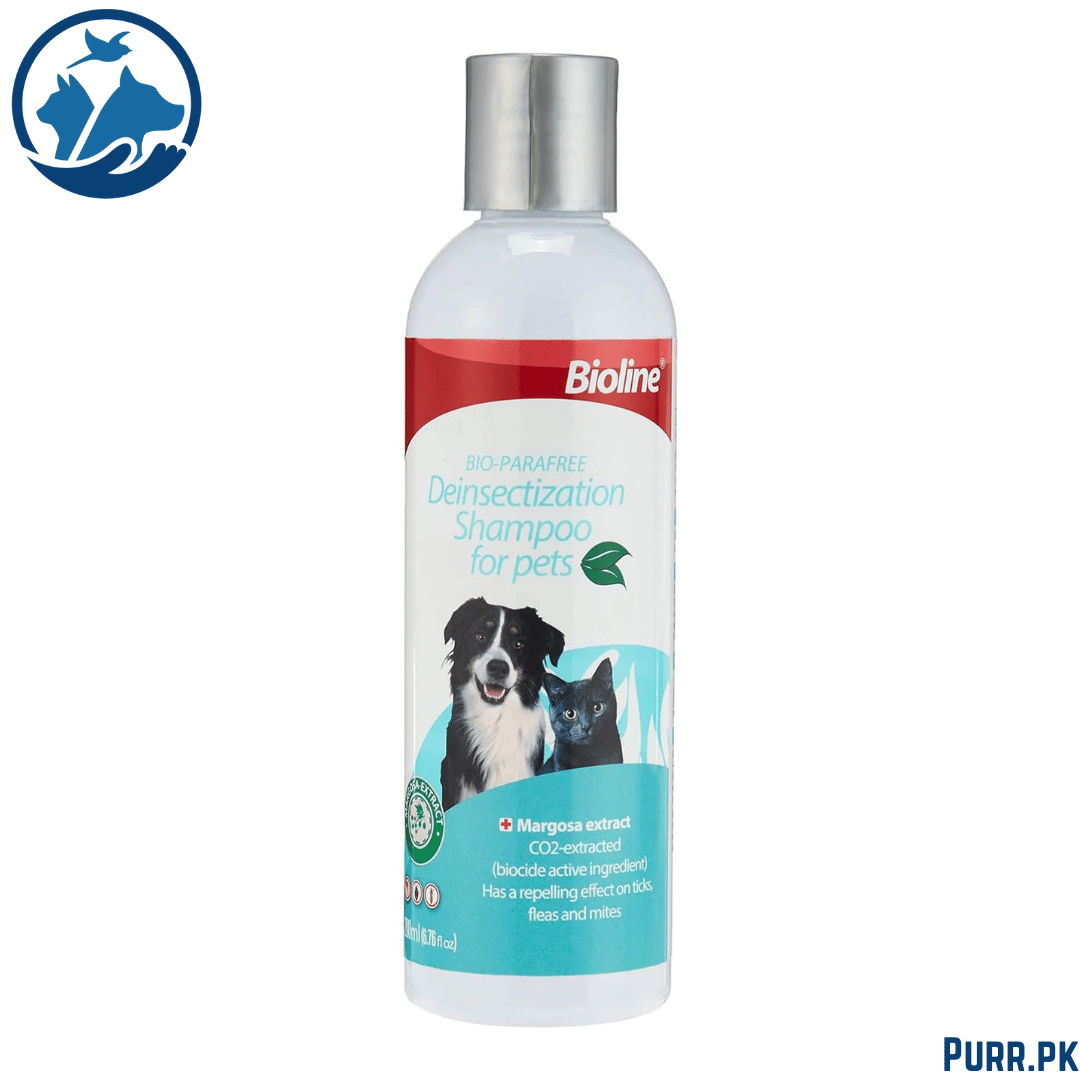 Bioline Dog Flea &amp; Tick Deinsectization Shampoo 250 ml