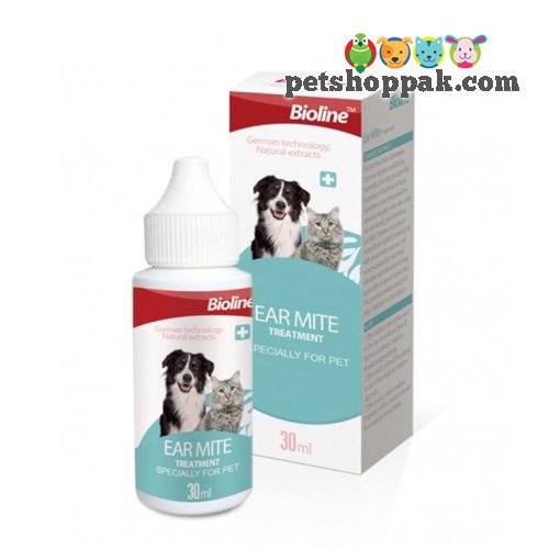 Bioline Ear Mite Treatment for Pets