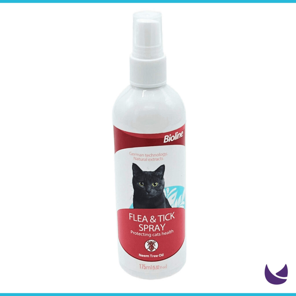 Bioline Flea and Tick Spray for Cats (175ml)